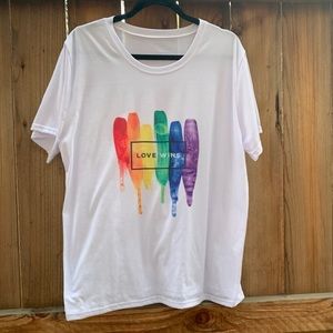 SHEIN Love Wins T-Shirt